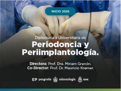 Diplomatura Universitaria de Estudios Avanzados en Periodoncia y Periimplantología. 2026.